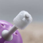 Brosse à dents 360° Dandelion bébé, gros plan des poils extra-doux