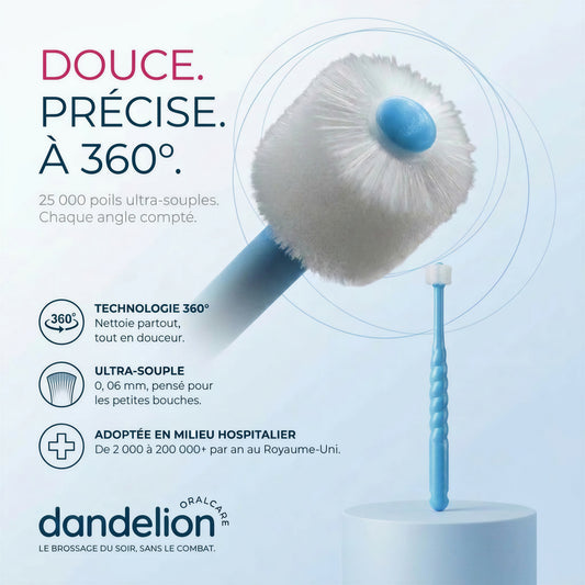 Brosse à dents 360° Dandelion pour enfant — visuel principal