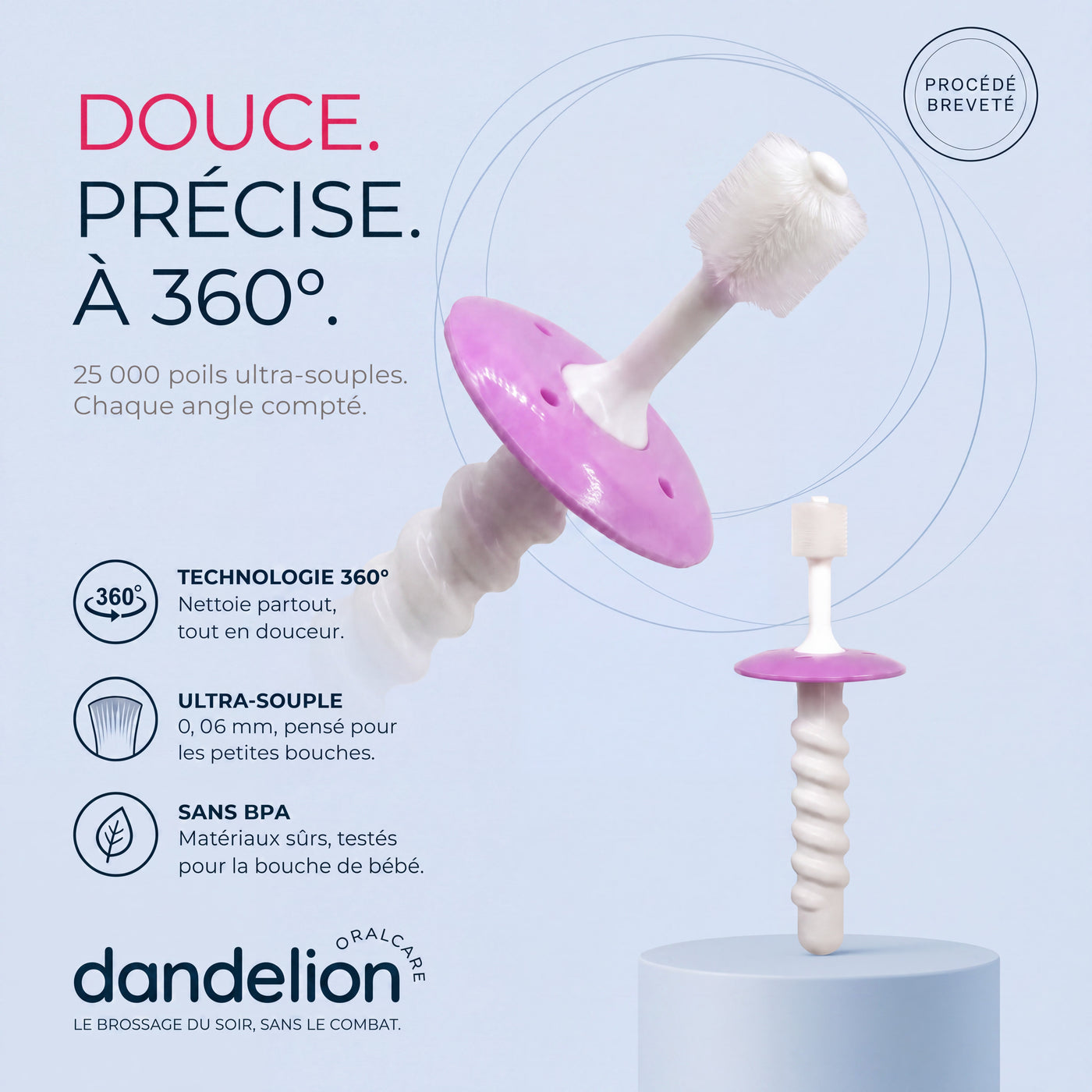 Brosse à dents bébé 0-3 ans