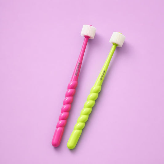 Deux brosses à dents adulte Dandelion — Pack Parents